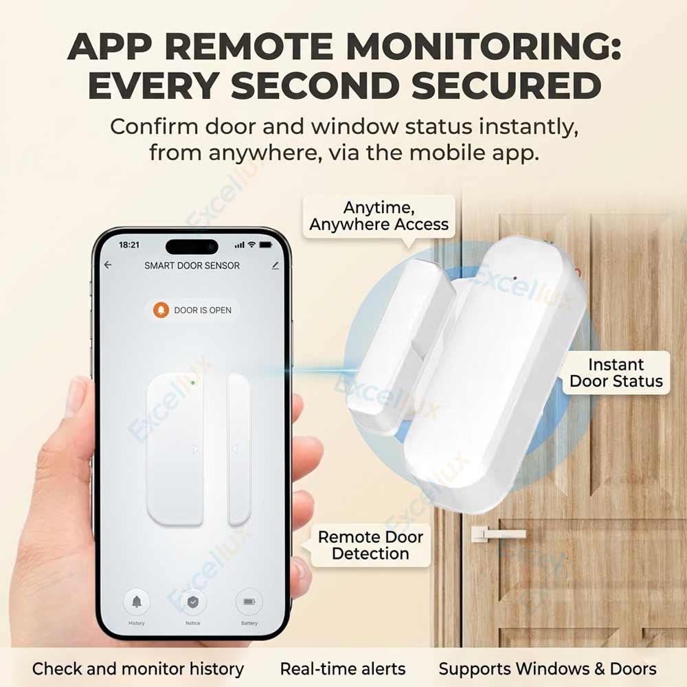 Smart Home Zigbee 3.0 - Zigbee Door Window Sensor Magnetic Contact