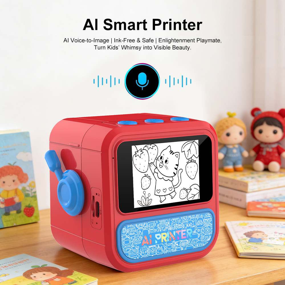 Smart Home Features - Smart AI Voice Mini Thermal Printer