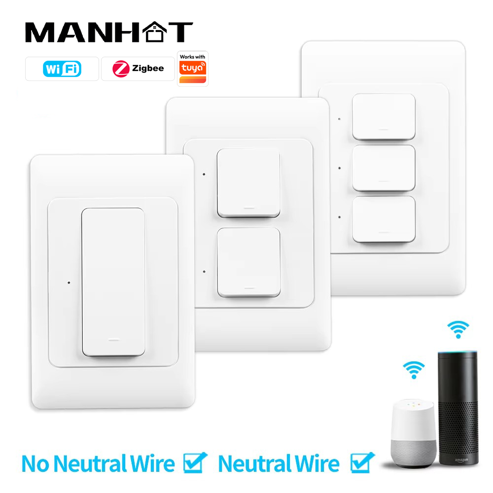 Smart Home Lighting Control - For Tuya WiFi/Zigbee Smart Wall Light