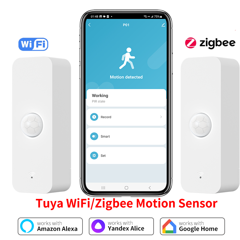 Smart Home Web - Tuya WiFi Zigbee PIR Motion Sensor