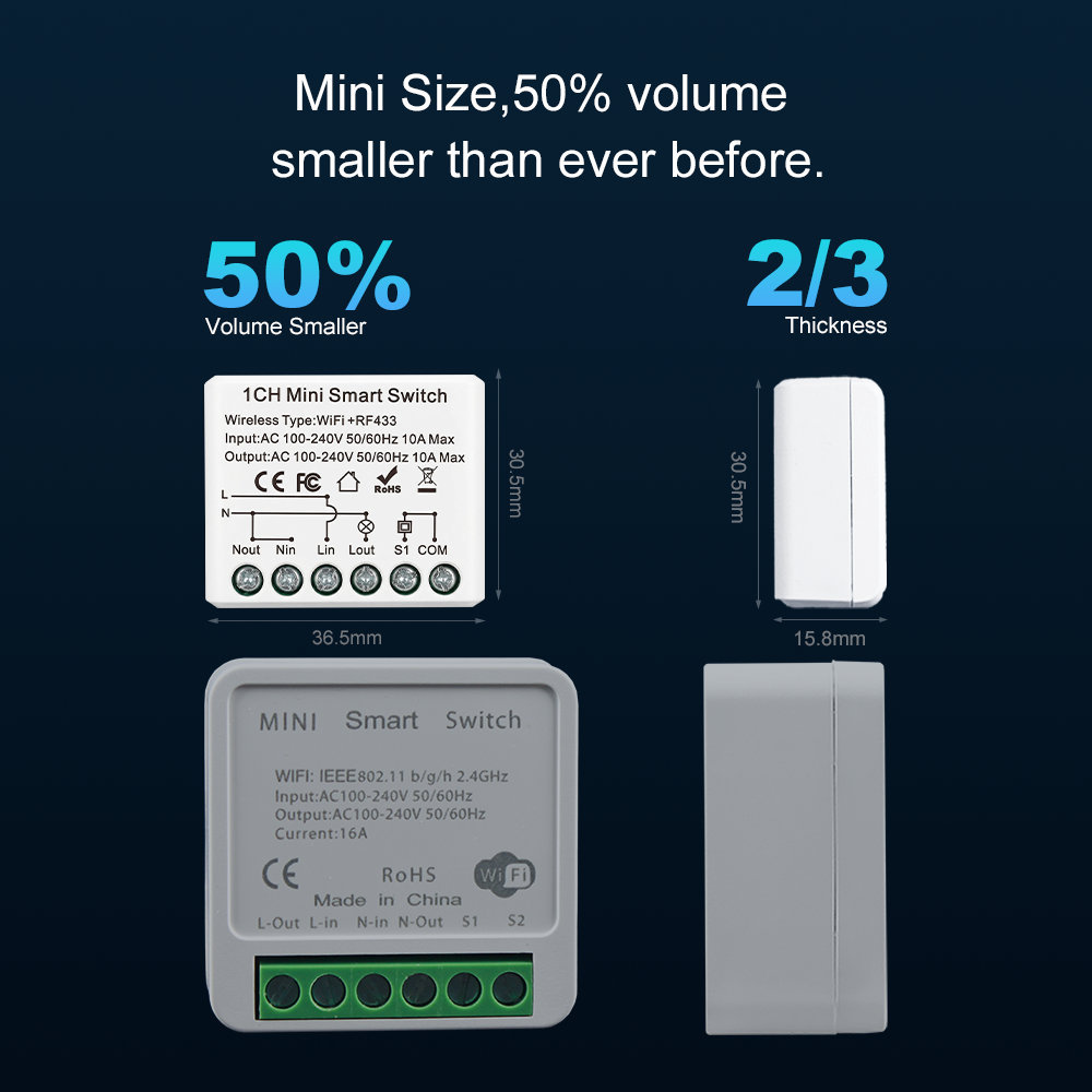 Manhot WIFI 10A Smart Light Sw - đánh giá và giá Smart Home Lighting Control