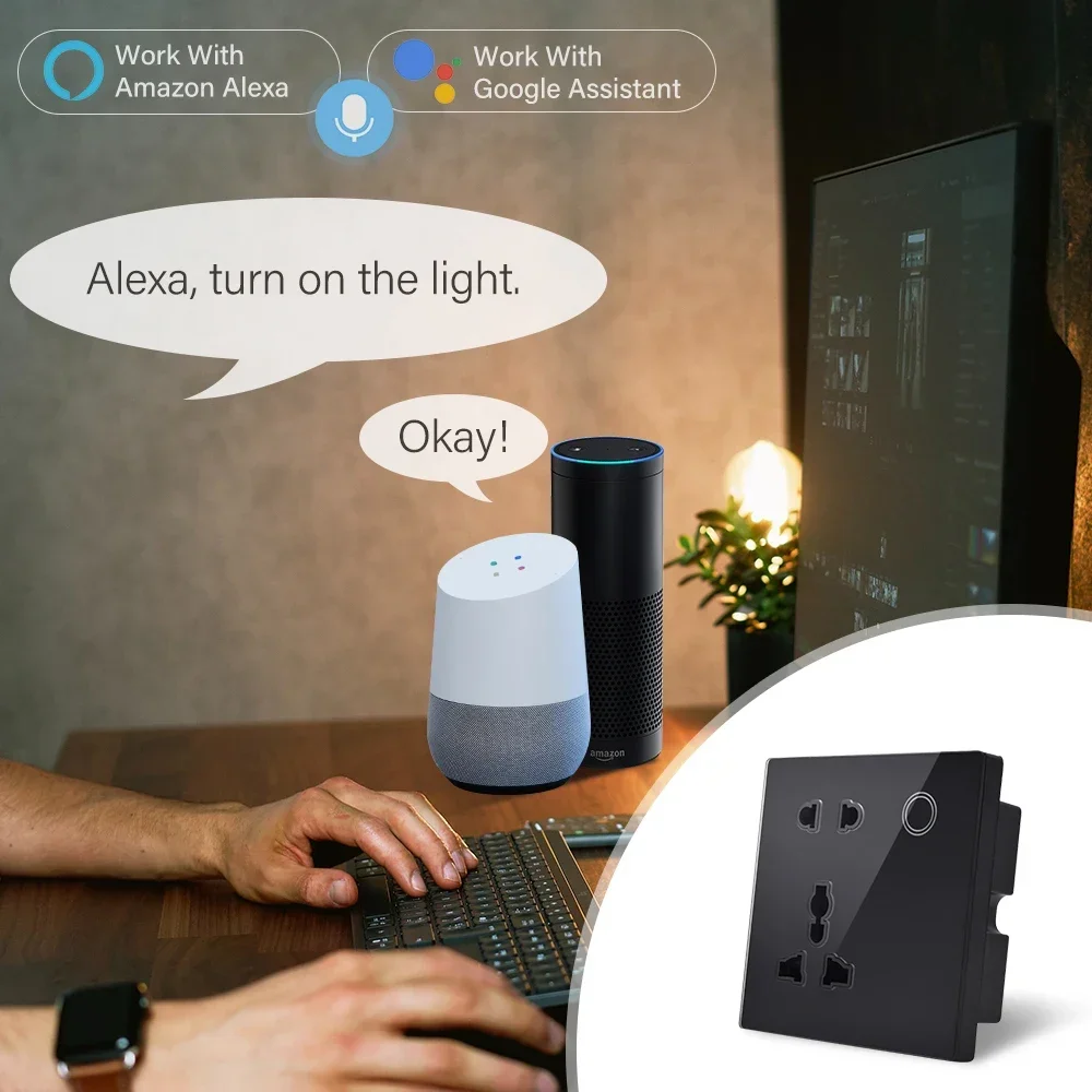 Customized Smart WiFi Wall Soc - đánh giá và giá Smart Home Web