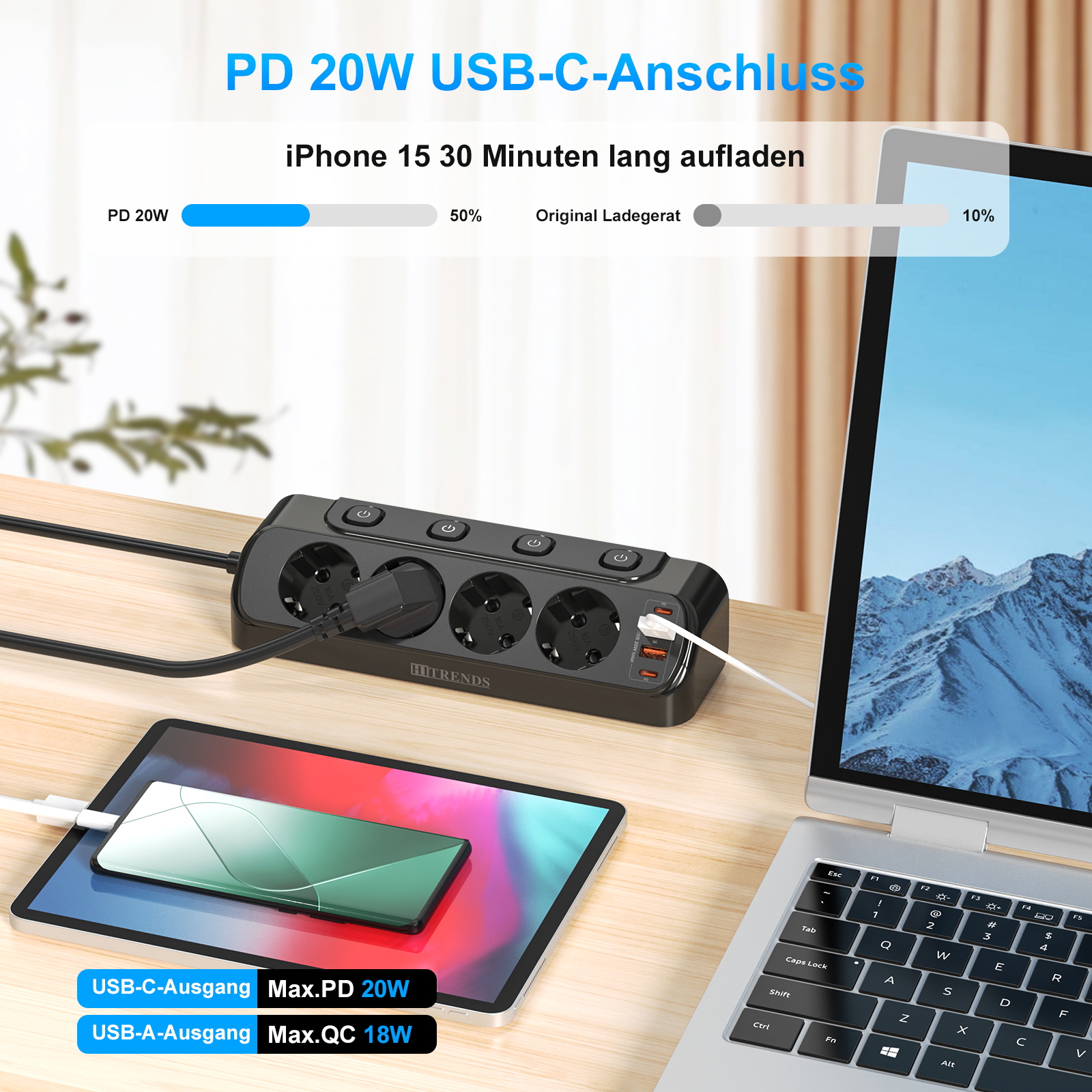 European Desktop Socket multi- - đánh giá và giá Smart Power Strip