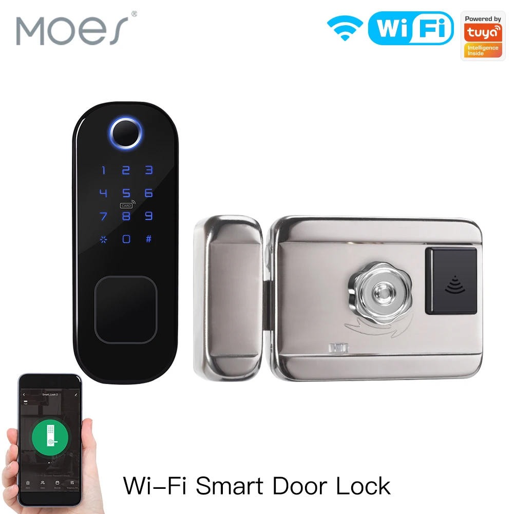 MOES WiFi Tuya Smart Lock Door - đánh giá và giá Smart Home Lock