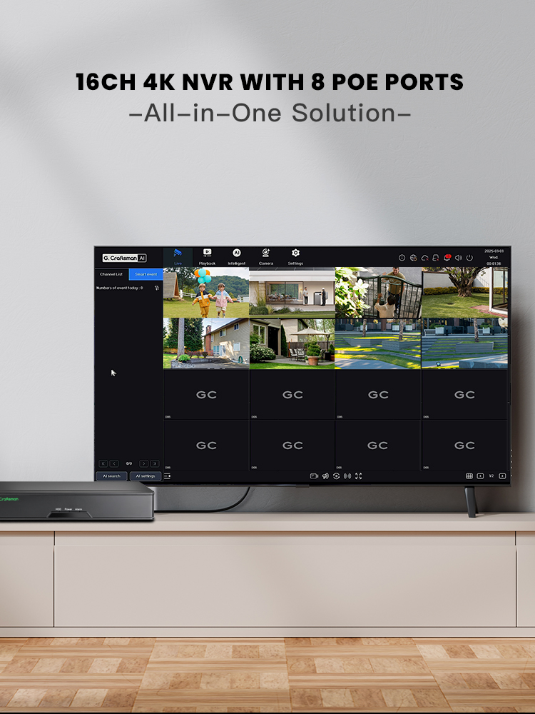 C-R,8CH POE Network Video Reco - đánh giá và giá Smart Home Microsoft
