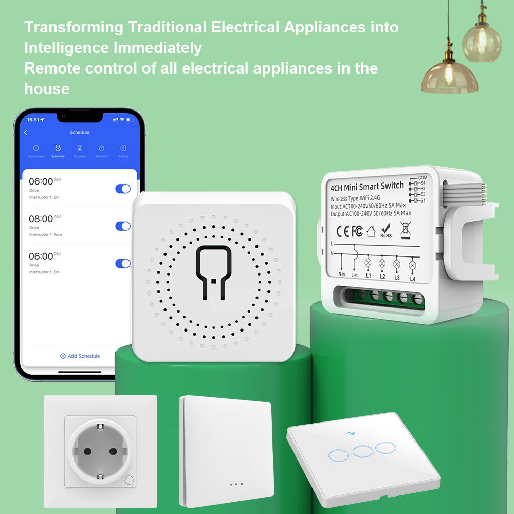 Tuya WiFi Smart Switch 1/2/3/4 - đánh giá và giá Smart Home Web