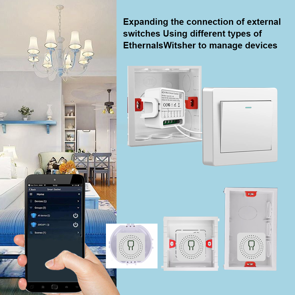 Tuya WiFi Smart Switch 1/2/3/4 - đánh giá và giá Smart Home Web