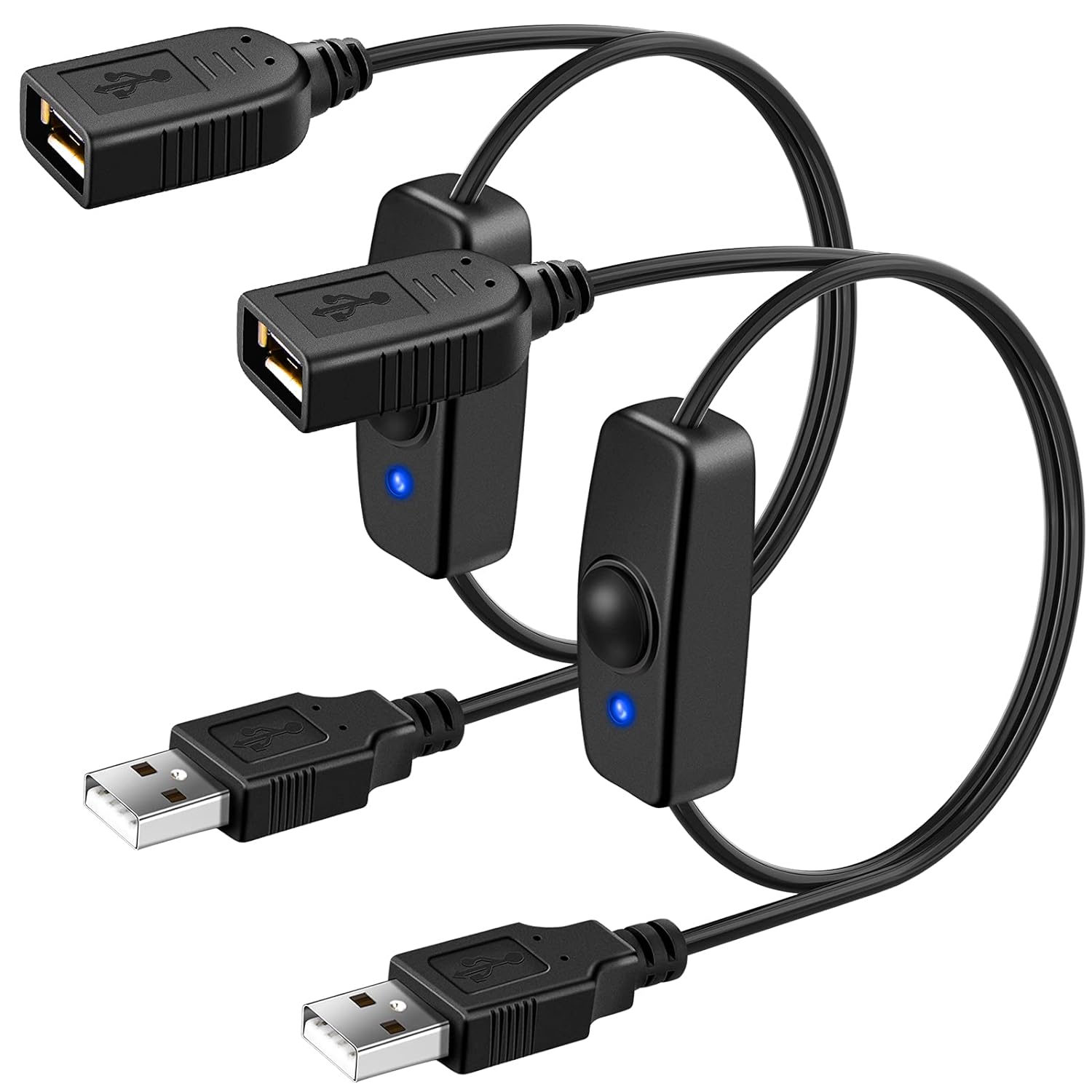 2-Pack USB On/Off Switch Cable - đánh giá và giá Smart Power Strip