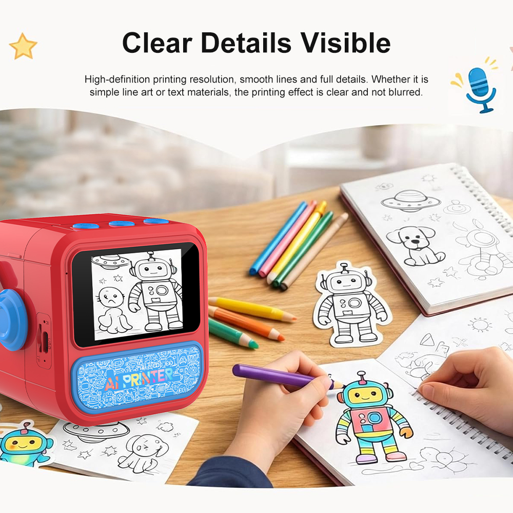 Smart AI Voice Mini Thermal Pr - đánh giá và giá Smart Home Features