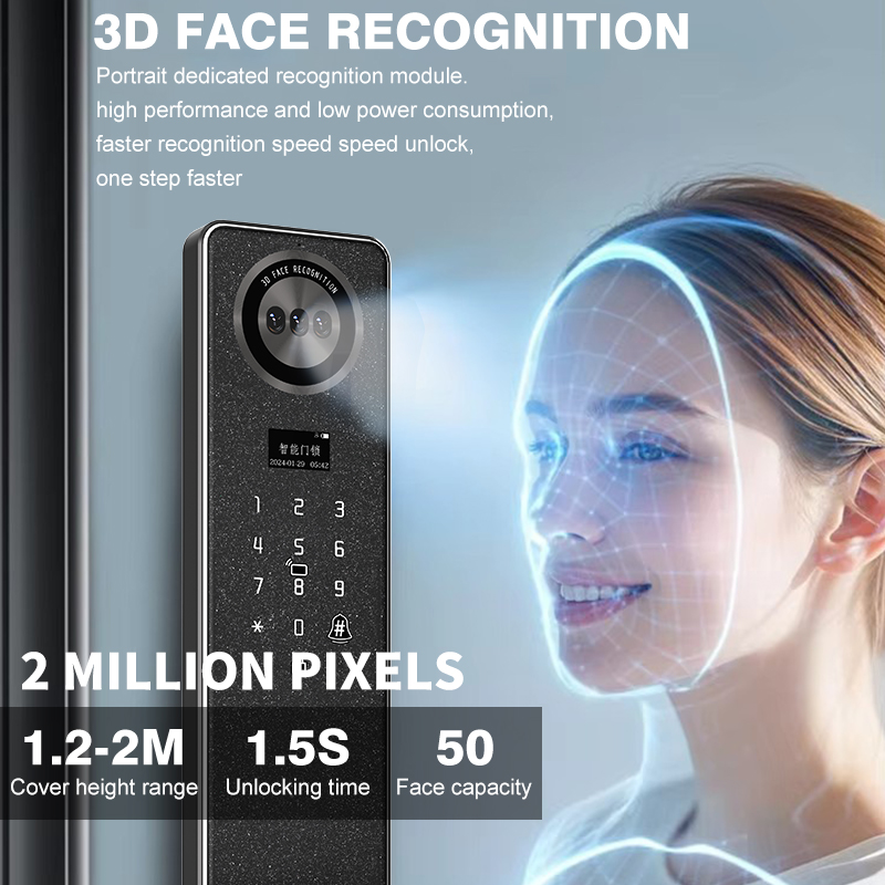 3D Face Ai Smart Voice Interac - đánh giá và giá Smart Home Lock