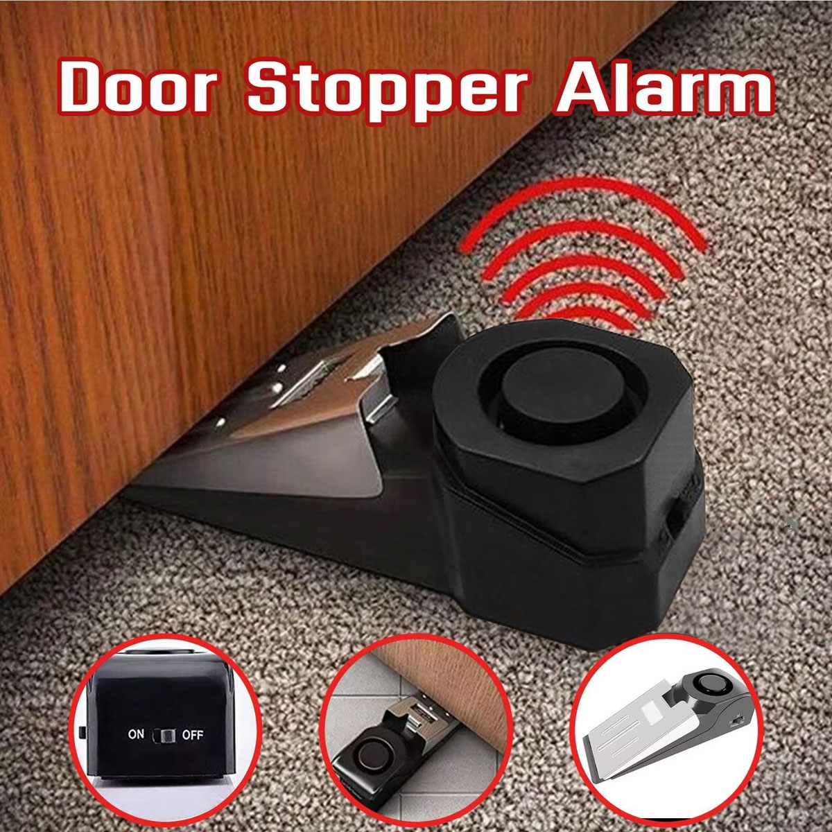 Wireless Door Stop Alarm Syste - đánh giá và giá Wireless Door Sensor