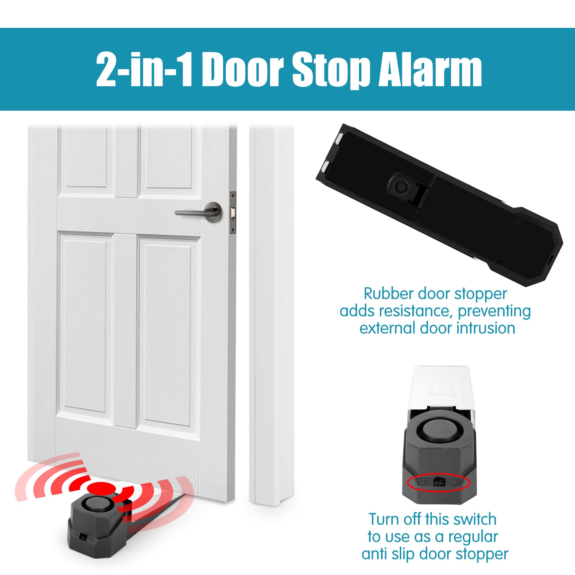 Wireless Door Stop Alarm Syste - đánh giá và giá Wireless Door Sensor