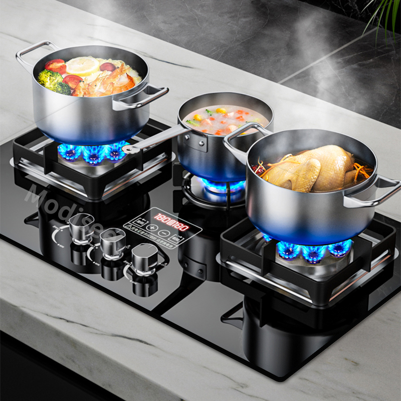 Built In Gas Hob 3 Burner Stov - đánh giá và giá Smart Home Utensils