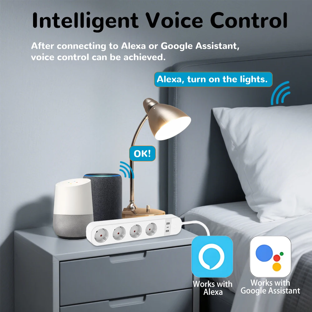 BORUIDAPLS FR Plug WiFi Smart  - đánh giá và giá Smart Power Strip