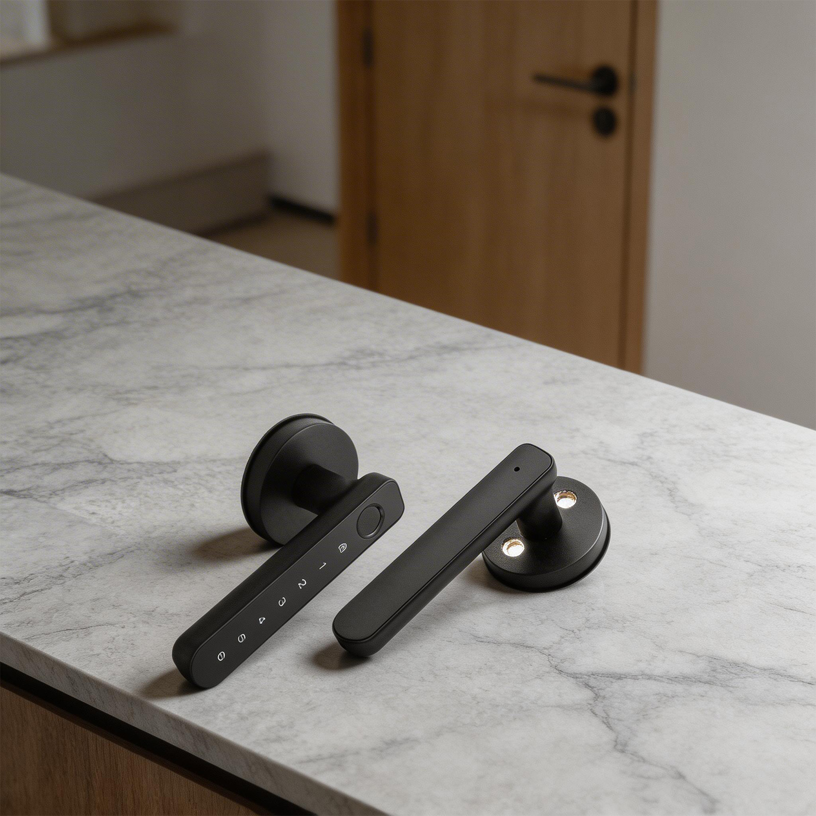 Smart Handle Lock with Fingerp - đánh giá và giá Smart Home Lock