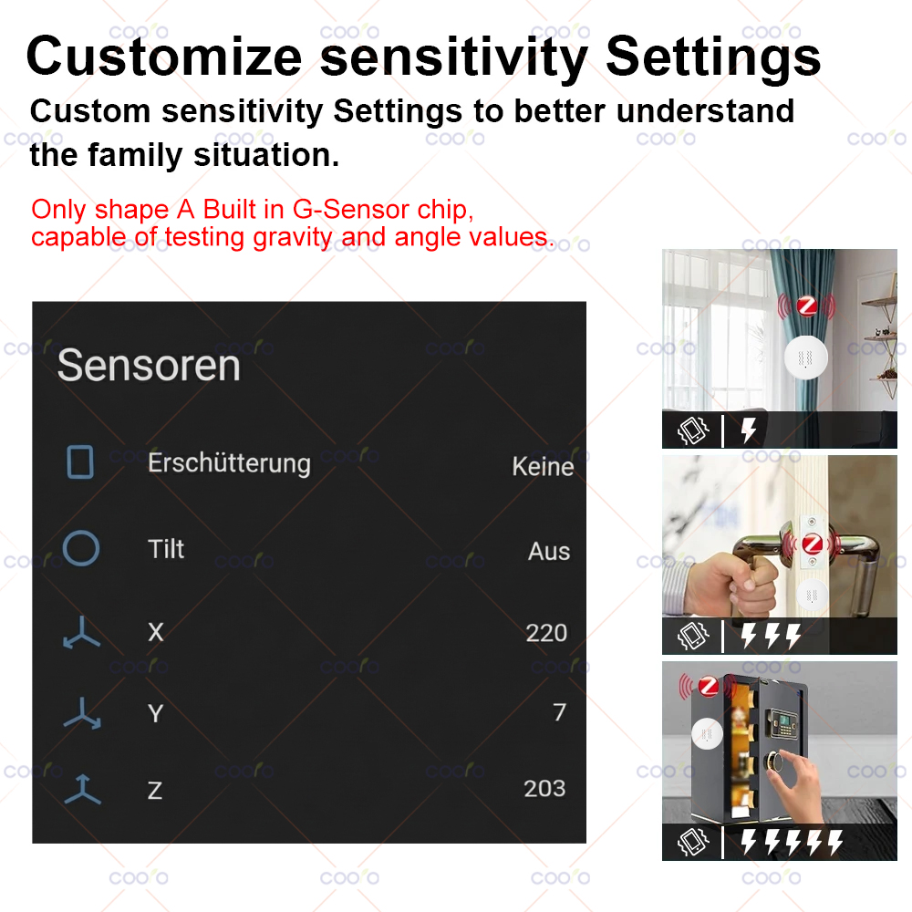 ZigBee 3.0 Vibration Sensor Re - đánh giá và giá Smart Home Zigbee 3.0