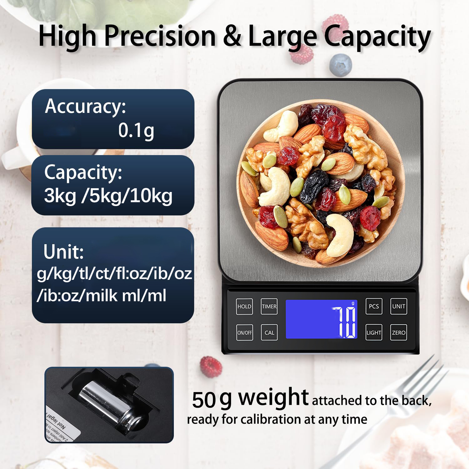 Digital Kitchen Scale 0.1g Hig - đánh giá và giá Smart Home Utensils