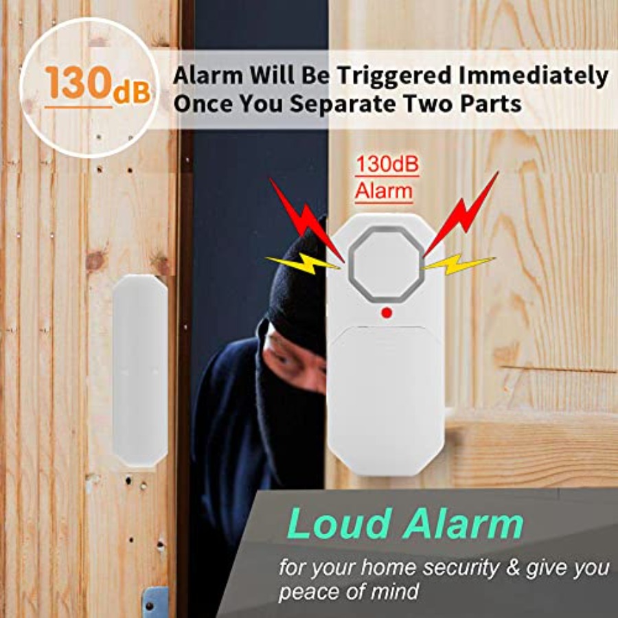 Door Window Alarm When Opened  - đánh giá và giá Wireless Door Sensor