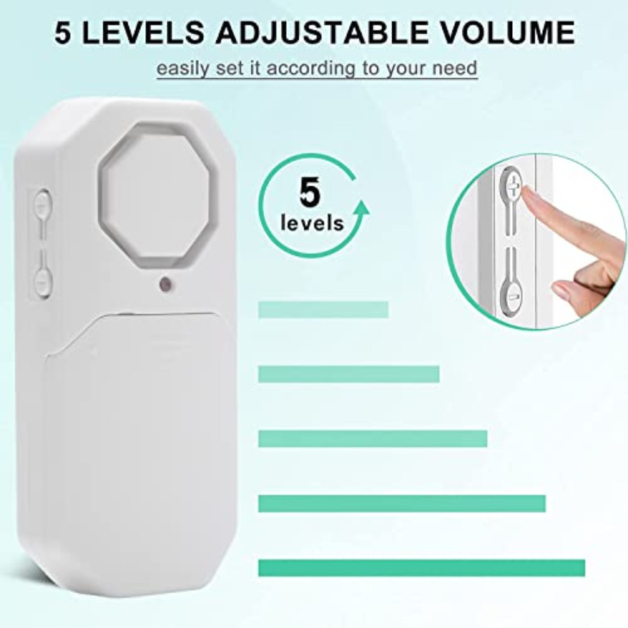 Door Window Alarm When Opened  - đánh giá và giá Wireless Door Sensor