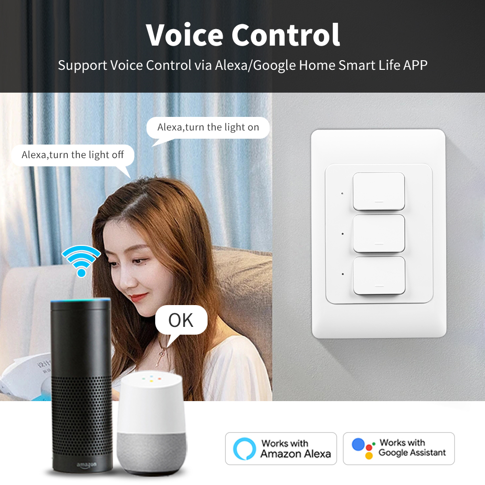 For Tuya WiFi/Zigbee Smart Wal - đánh giá và giá Smart Home Lighting Control
