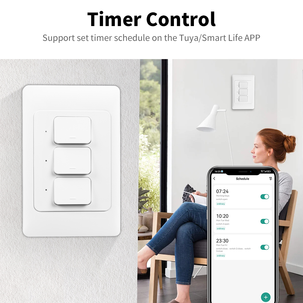 For Tuya WiFi/Zigbee Smart Wal - đánh giá và giá Smart Home Lighting Control