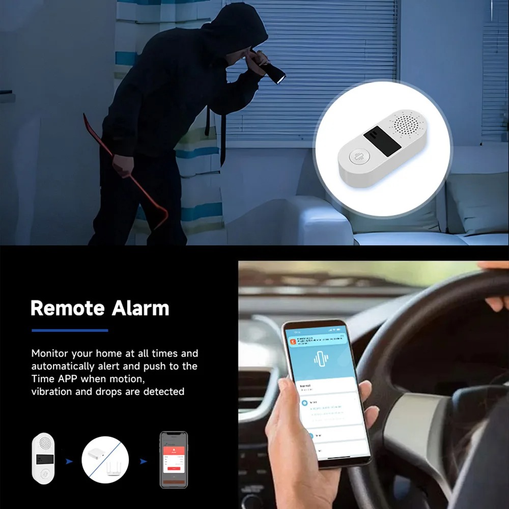 Tuya WiFi Vibration Sensor - 1 - đánh giá và giá Smart Home Features