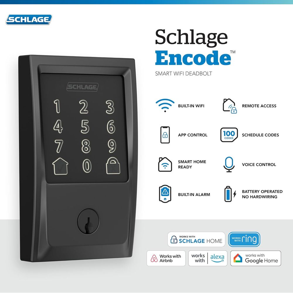 Encode Smart Wi-i Deadbolt Loc - đánh giá và giá Smart Home Lock