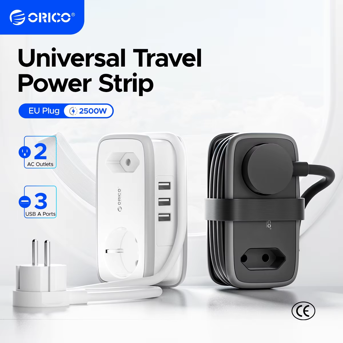ORICO EU Plug Power Strip with - đánh giá và giá Smart Power Strip