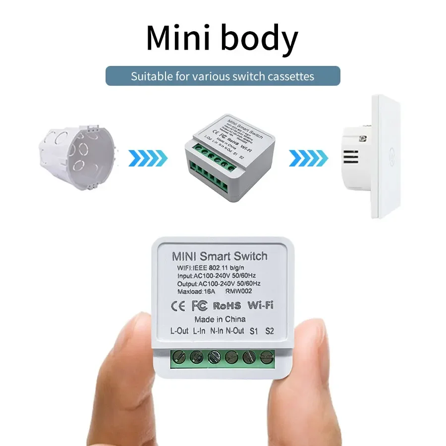 Smart WiFi Switch Breaker 16A/ - đánh giá và giá Smart Home Lighting Control