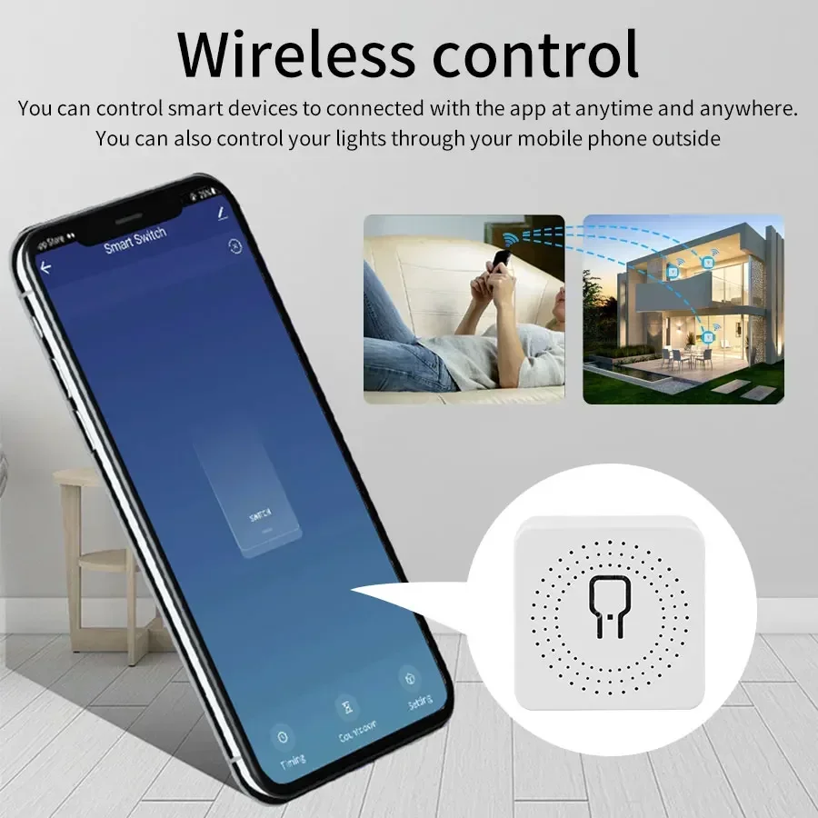 Smart WiFi Switch Breaker 16A/ - đánh giá và giá Smart Home Lighting Control