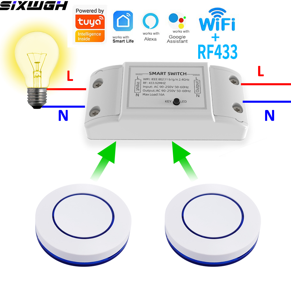 16A WiFi Tuya Smart Switch Wir - đánh giá và giá Smart Home Web