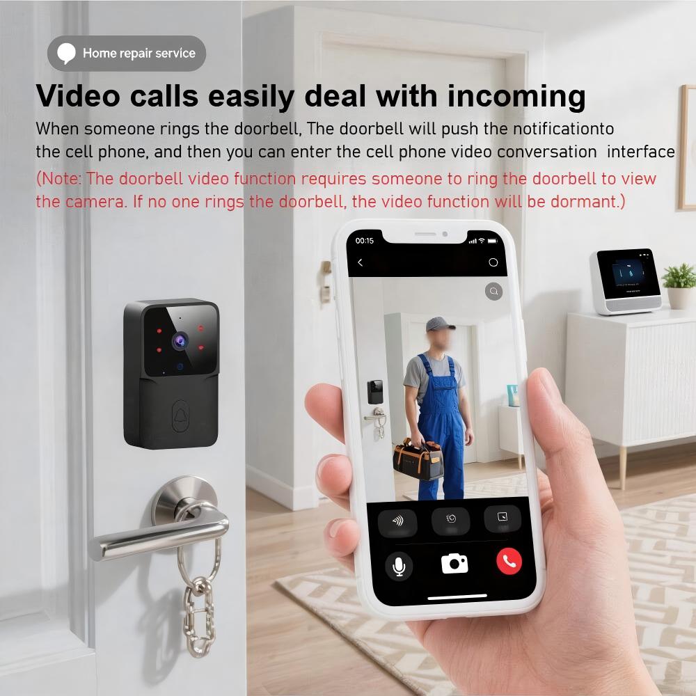 Smart WiFi Wireless doorbell I - đánh giá và giá Smart Home Video Doorbell Installation