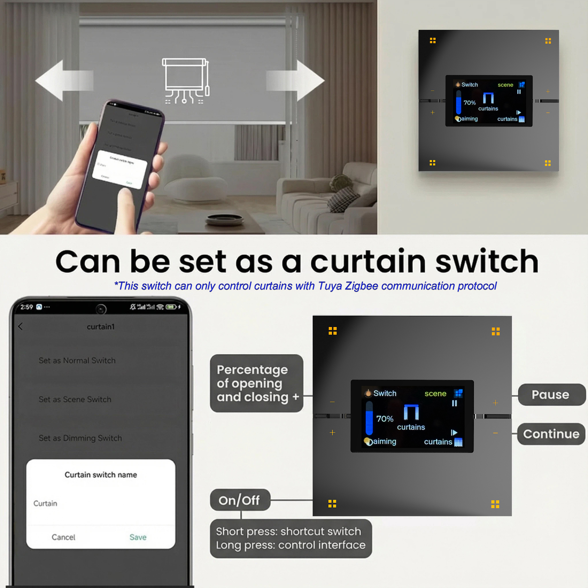 M9 Pro 8-Button UK Tuya Smart  - đánh giá và giá Smart Home Lighting Control