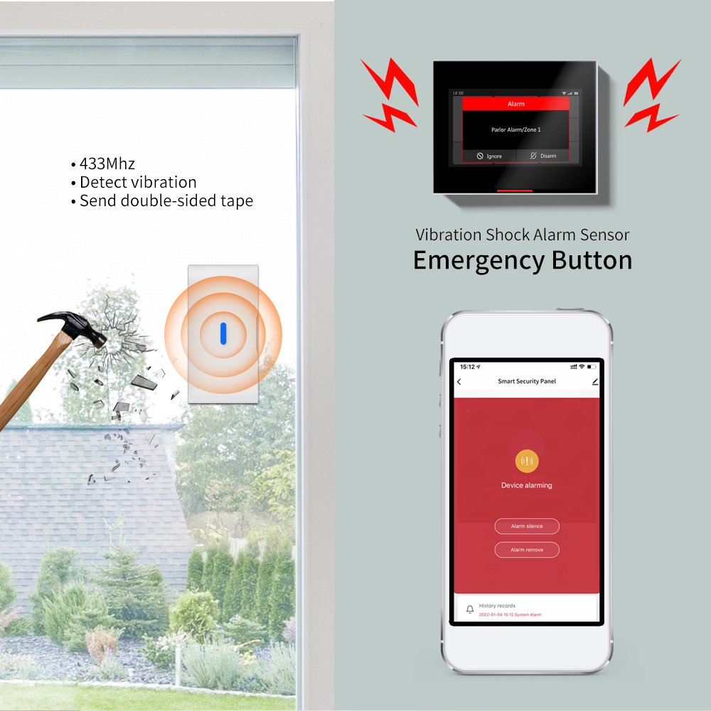 Ostaniot 433MHz eV1527 Wireles - đánh giá và giá Wireless Door Sensor