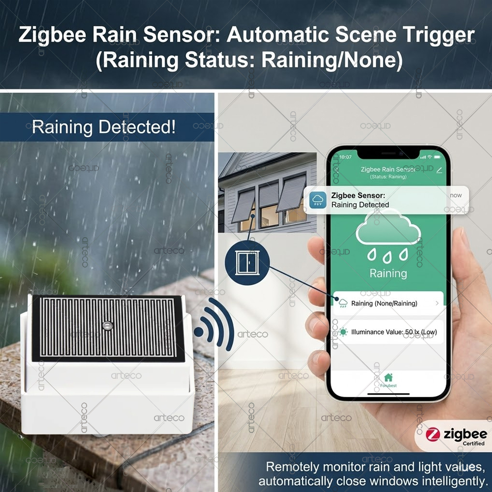 Smart Zigbee 3.0 Rain Drop Sen - đánh giá và giá Smart Home Zigbee 3.0