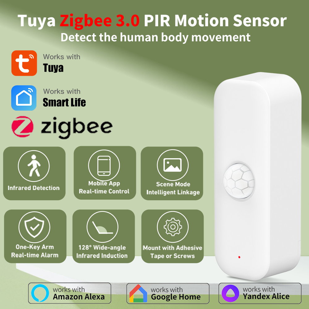Tuya Zigbee 3.0 PIR Smart Moti - đánh giá và giá Smart Home Zigbee 3.0