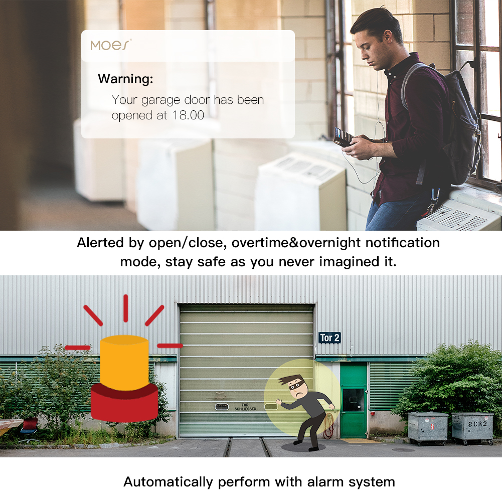 MOES Tuya WiFi Smart Garage Do - đánh giá và giá Smart Home Web