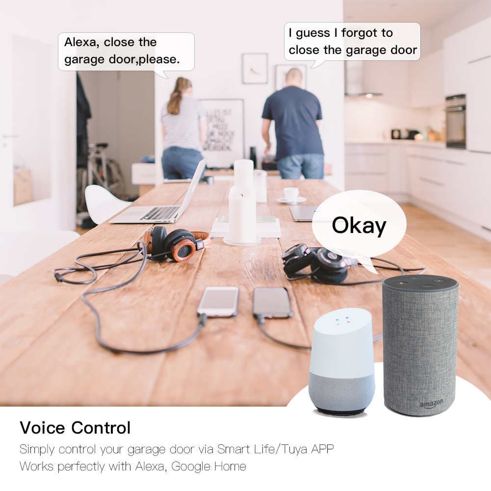 MOES Tuya WiFi Smart Garage Do - đánh giá và giá Smart Home Web
