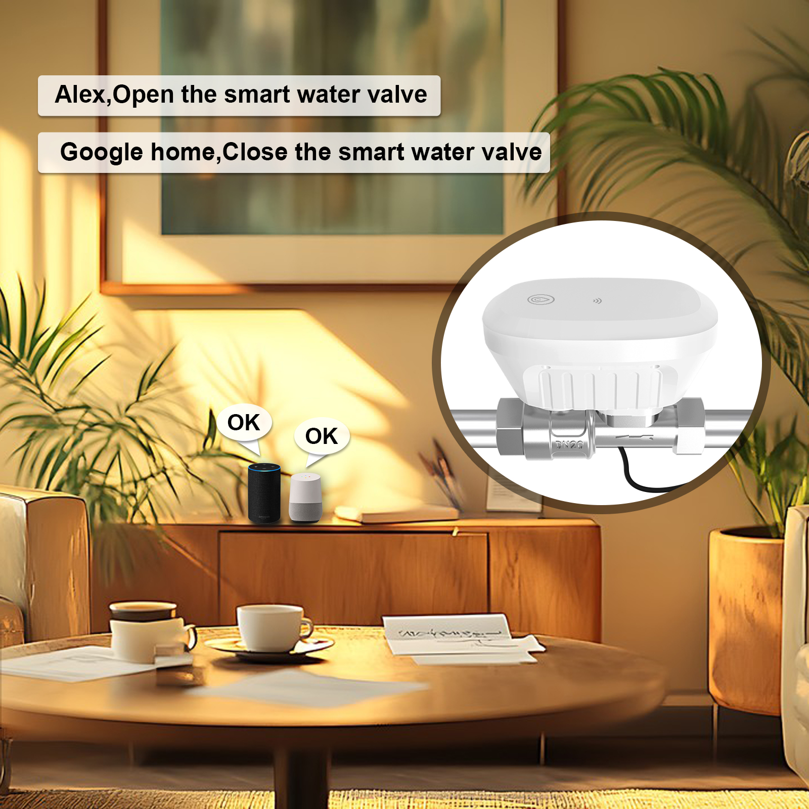 Tuya Smart WiFi Water Valve Wa - đánh giá và giá Smart Home Features