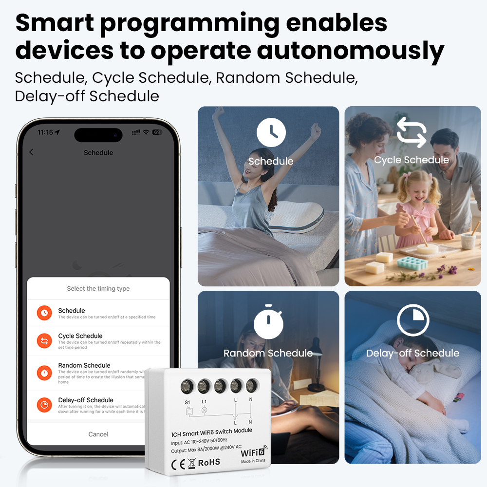 AVATTO Tuya WiFi 6 Mini Smart  - đánh giá và giá Smart Home Lighting Control
