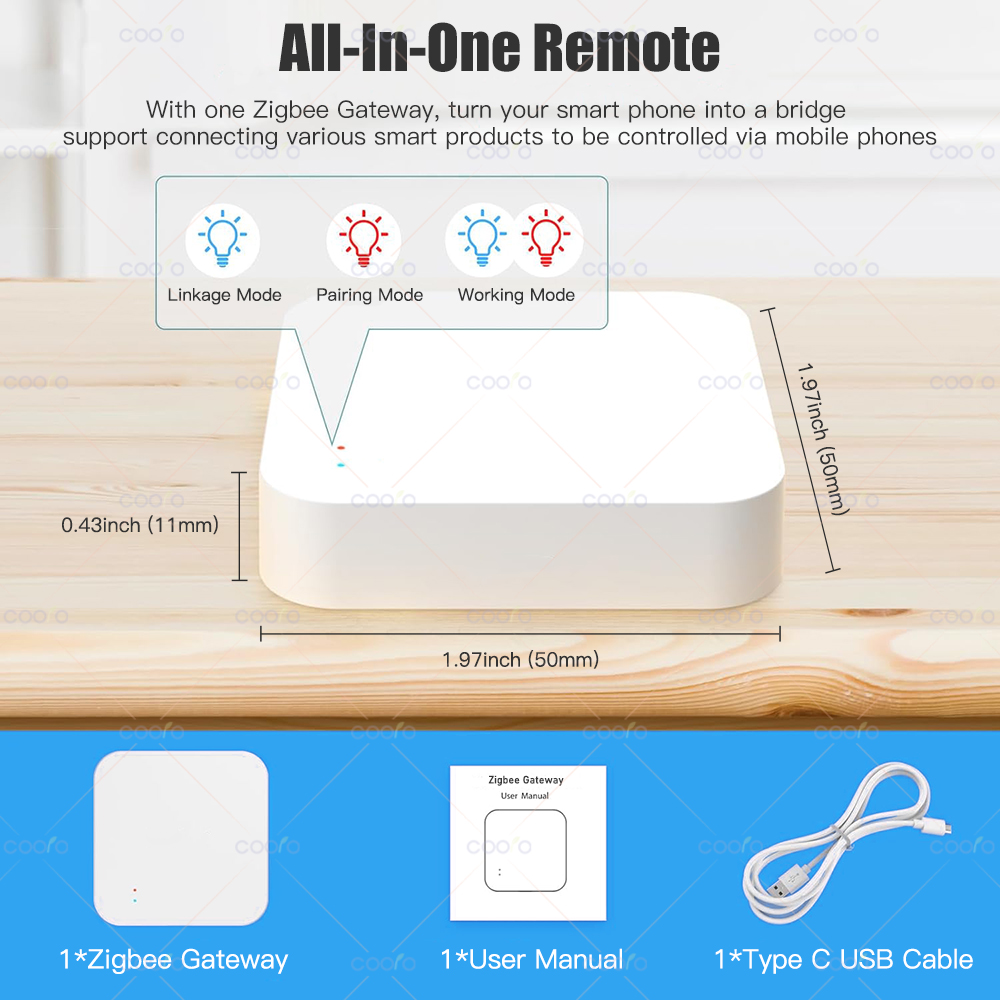 Zigbee 3.0 Gateway Hub Smart H - đánh giá và giá Smart Home Zigbee 3.0