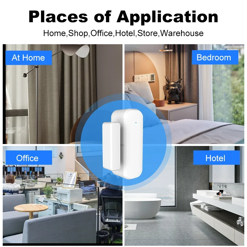 ZigBee Door Window Sensor Wire - đánh giá và giá Wireless Door Sensor