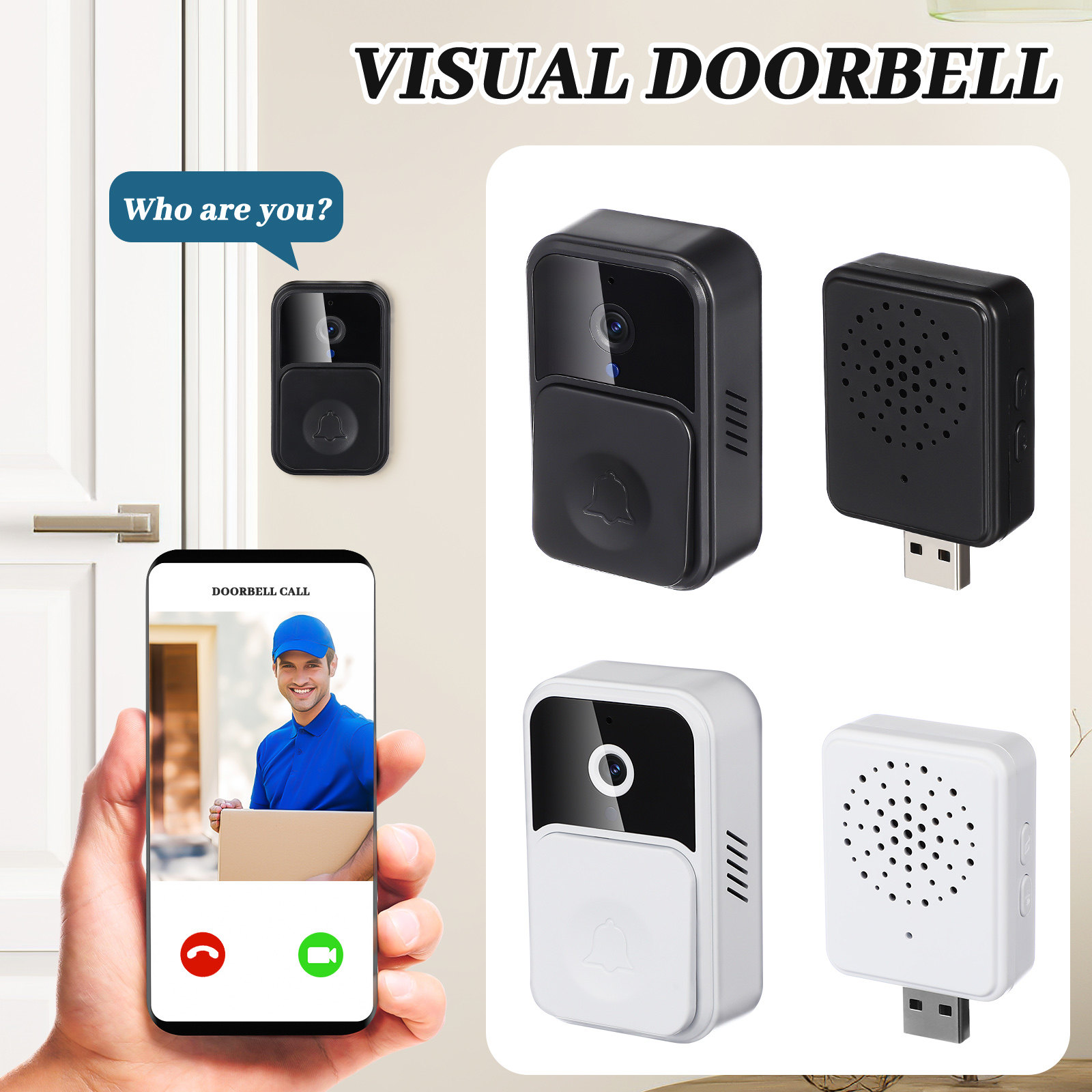 Wireless Video Doorbell Smart  - đánh giá và giá Smart Home Video Doorbell Installation