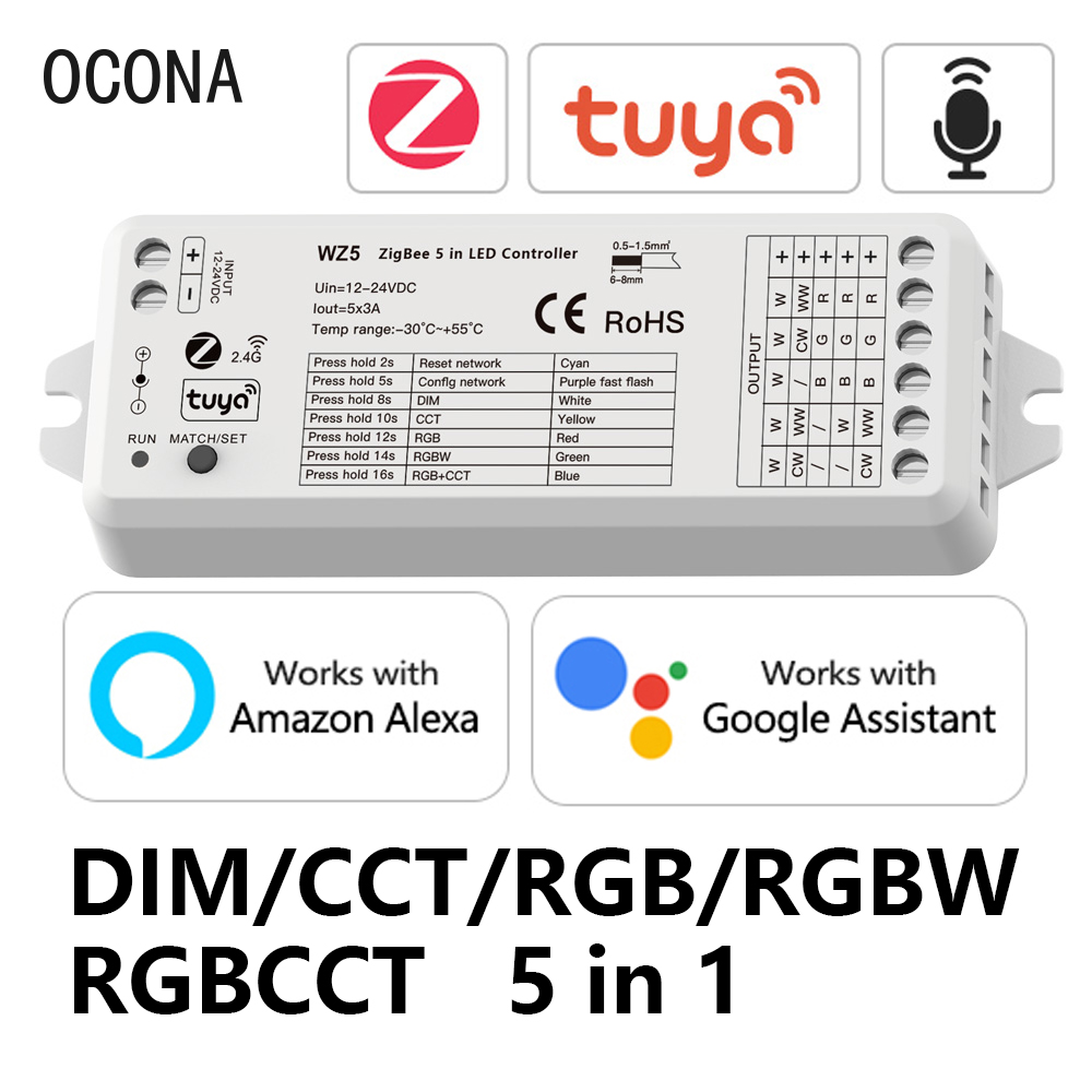 ZigBee 3.0 LED Controller 5-in - đánh giá và giá Smart Power Strip