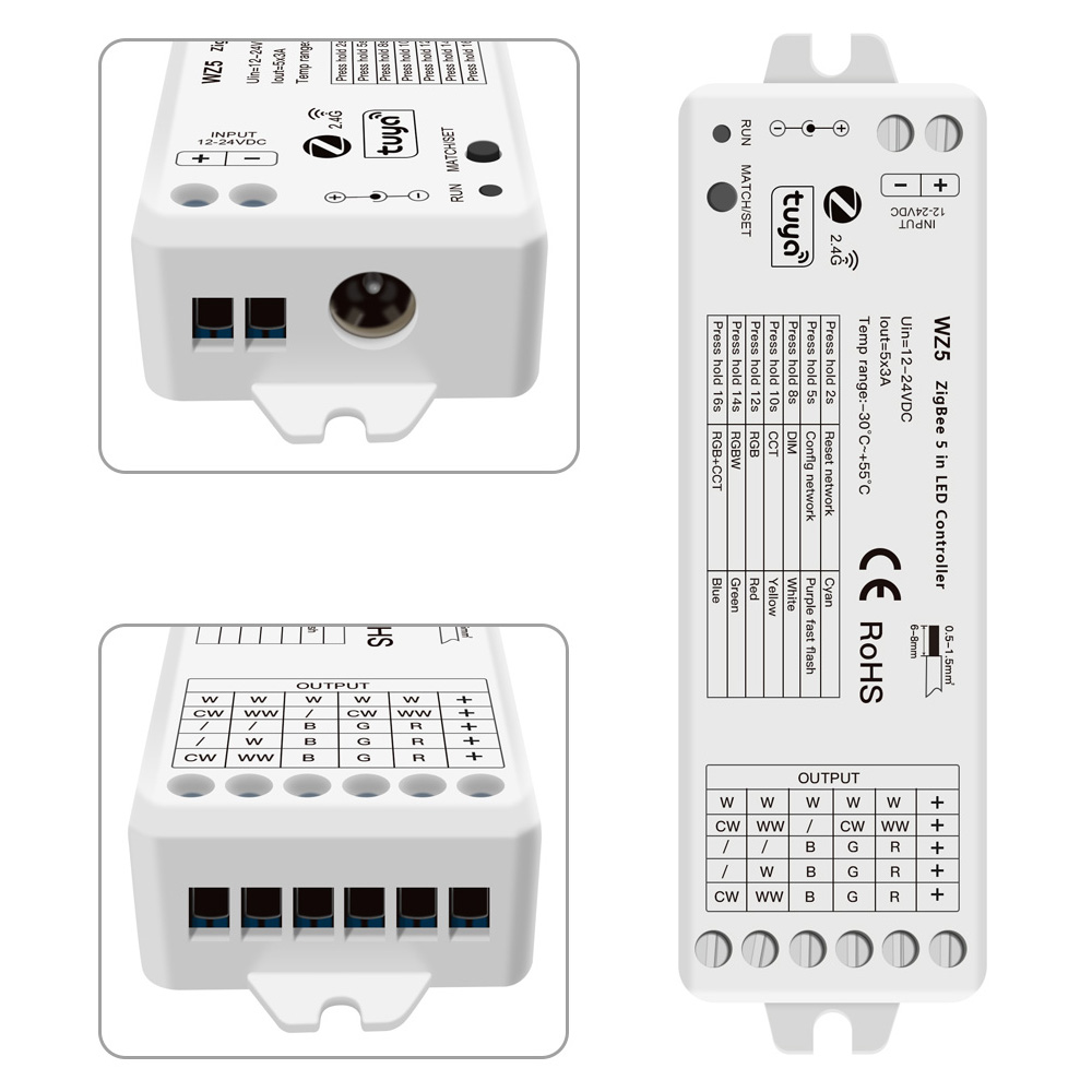ZigBee 3.0 LED Controller 5-in - đánh giá và giá Smart Power Strip